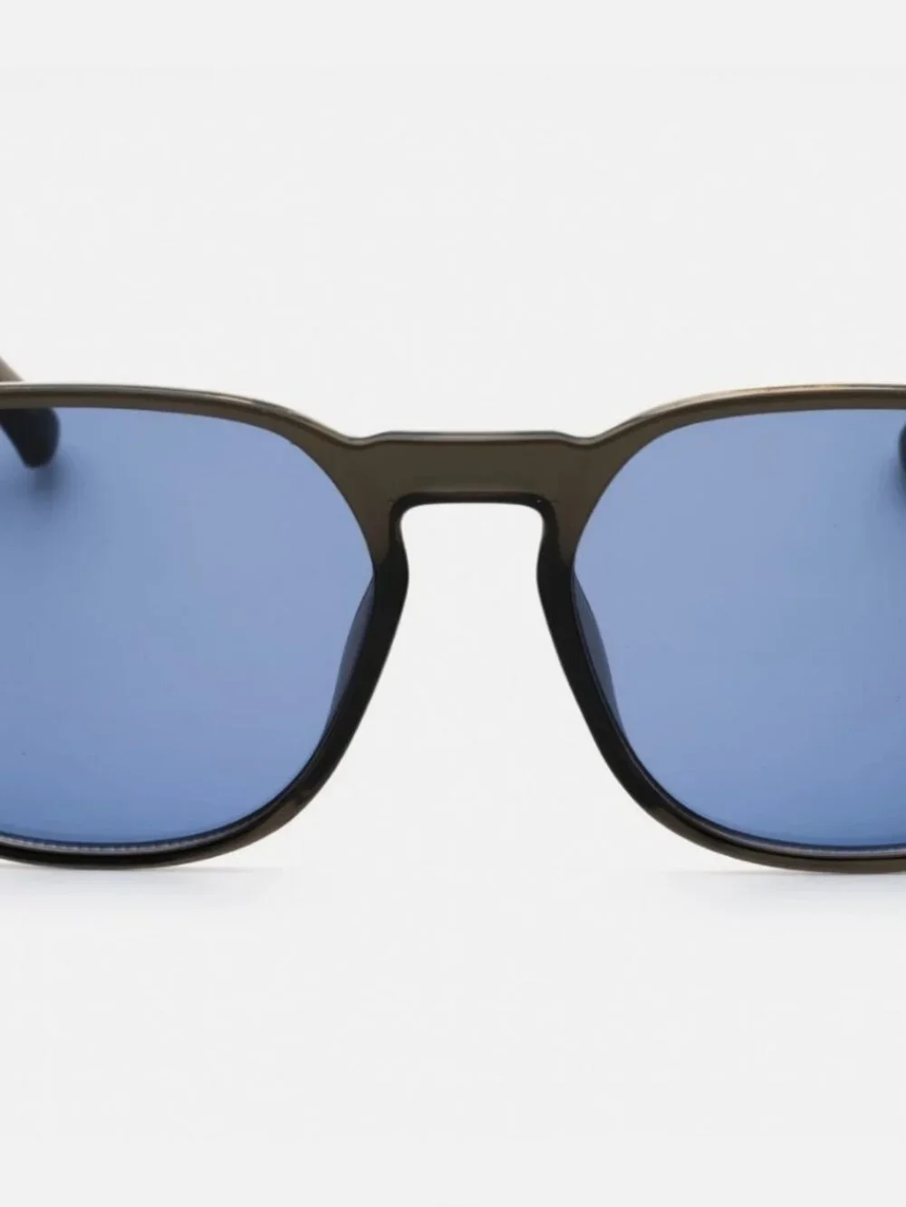 Kenneth Cole Reaction KC1414 20V Square Crystal Gray/Blue Sunglasses NWT/Case